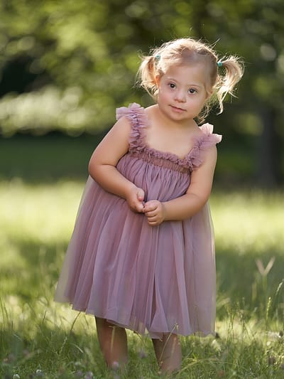 3-ročná Marienka vo fialových tutu šatách Beach Ballerina